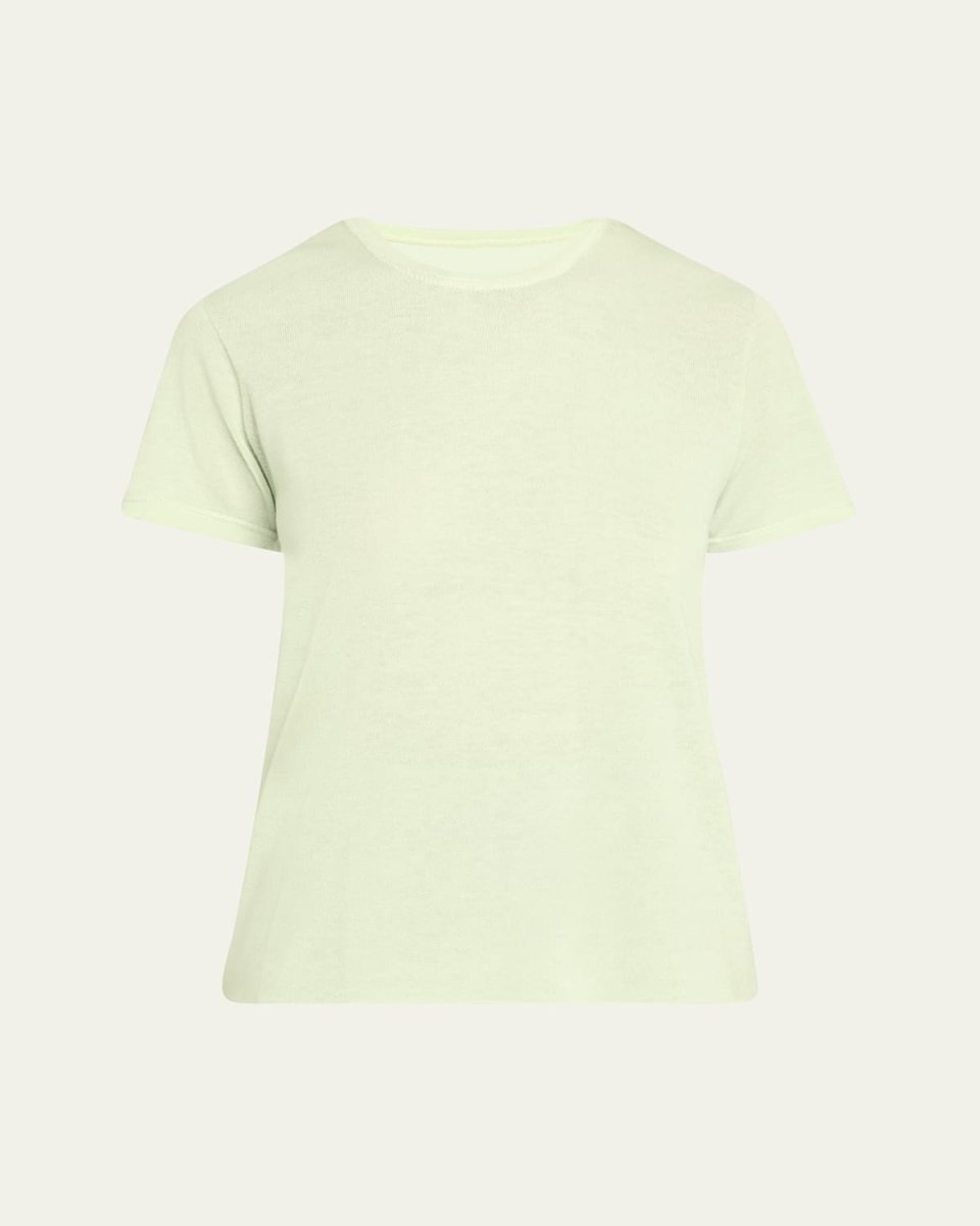 Machine Washable Cashmere Crewneck Top